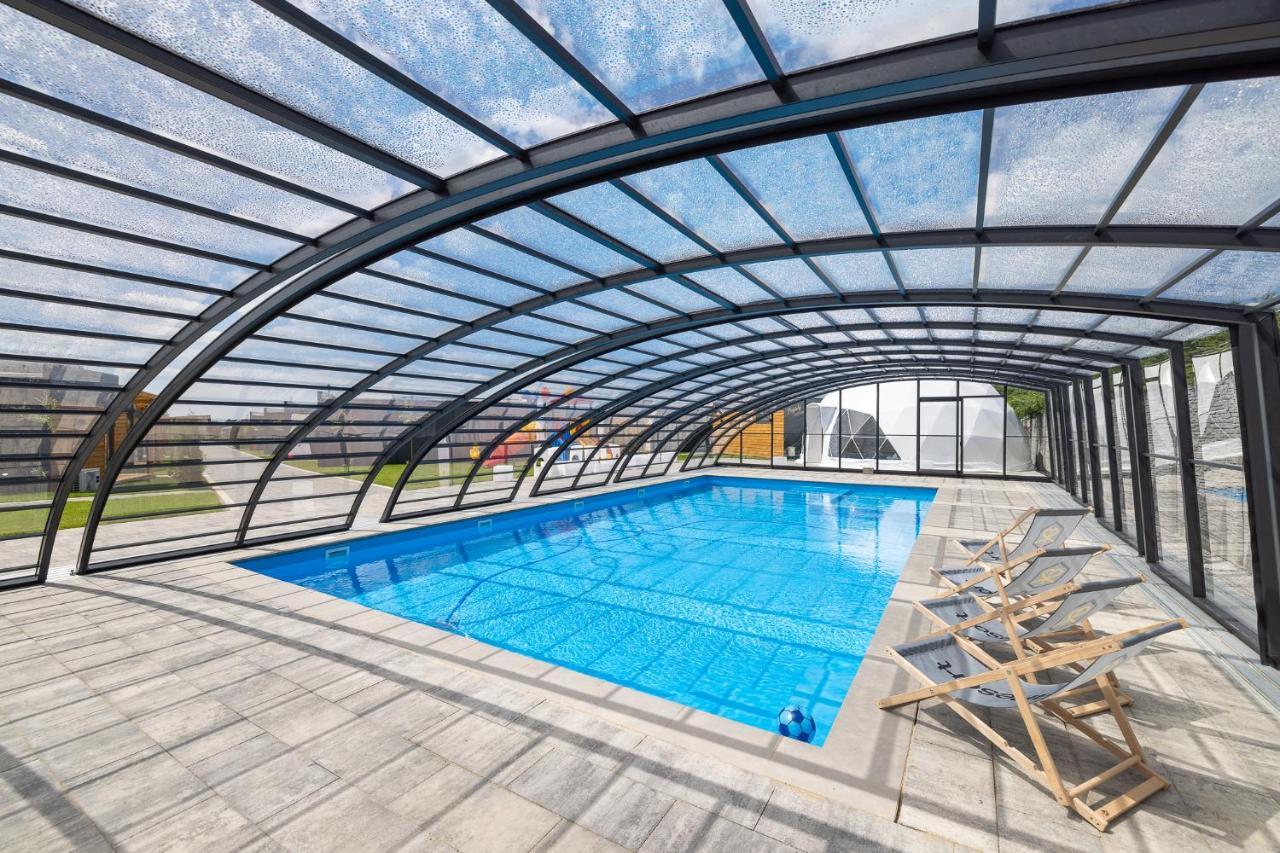 Rresort - Domki Z Krytym I Podgrzewanym Basenem, Sauna, Wifi, Parking W Cenie! เรวัล ภายนอก รูปภาพ